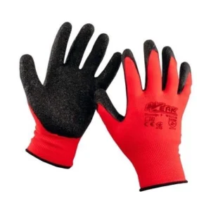 Перчатки робочі червоно-чорні Розмір 10