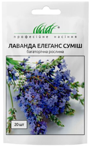 Лаванда вузьколиста Елеганс суміш 20 шт ПРОФЕСІЙНЕ НАСІННЯ