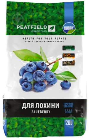 Торф’яний субстрат для лохини PEATFIELD 20л.