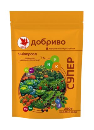 Добриво водорозчинне кристалічне. Осінь. Універсал, 250 г. Сімейний сад
